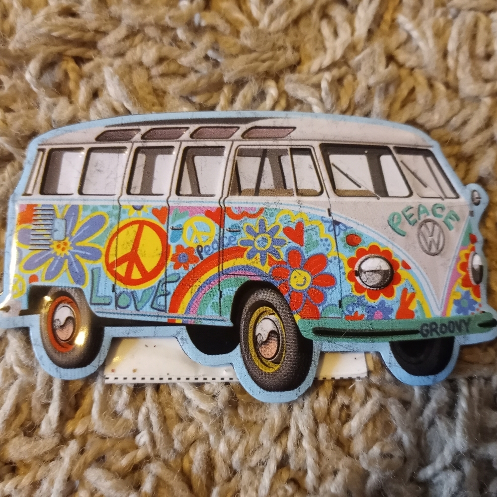 NWT NIP Peace Van Magnet